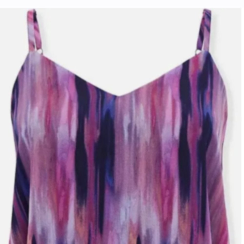 β¨ 2x HP β¨ NWOT β¨ Sophie Swing Multi-Watercolor Cami Tank β¨ - Picture 6 of 14